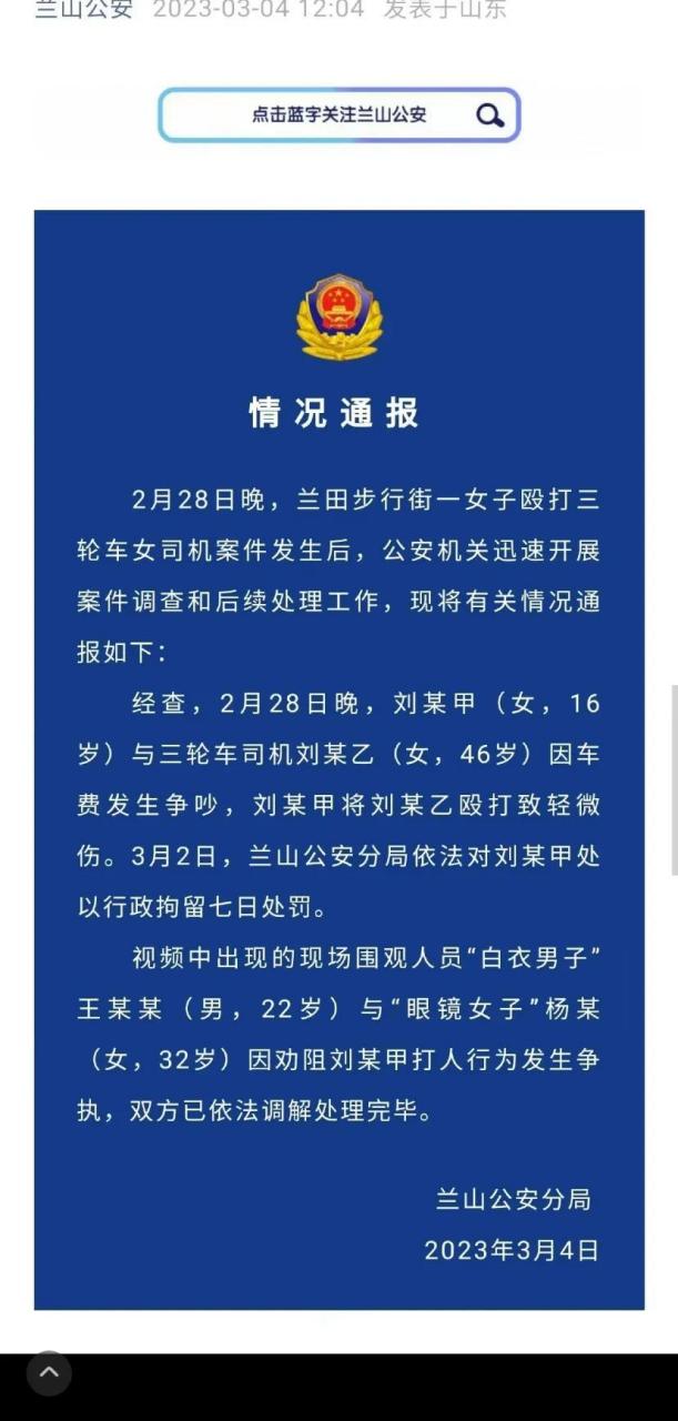 精神小妹(16岁)被行拘7天,赔了一万六千元.