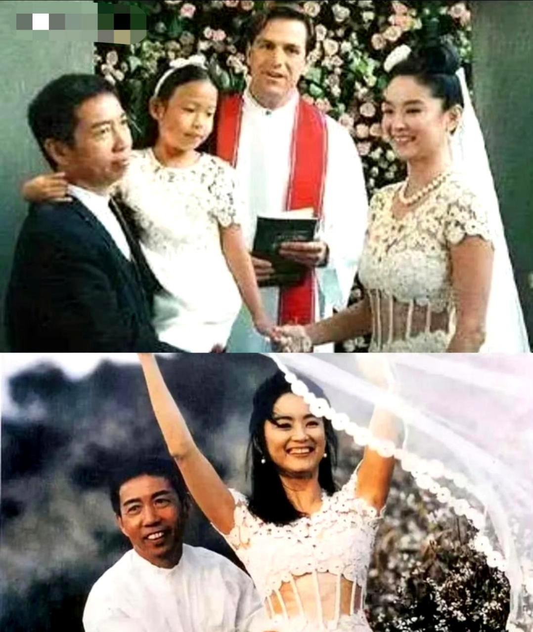 林青霞的婚纱照非常美丽!