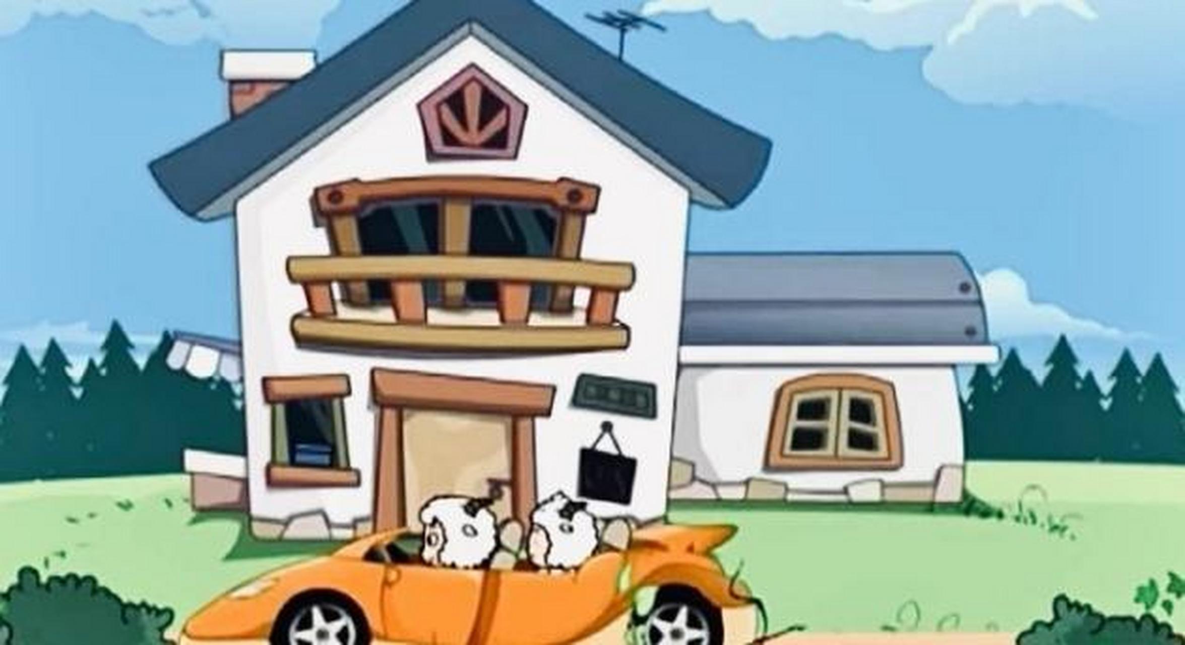 懒羊羊好有排面,上学都有喜羊羊车接车送 67