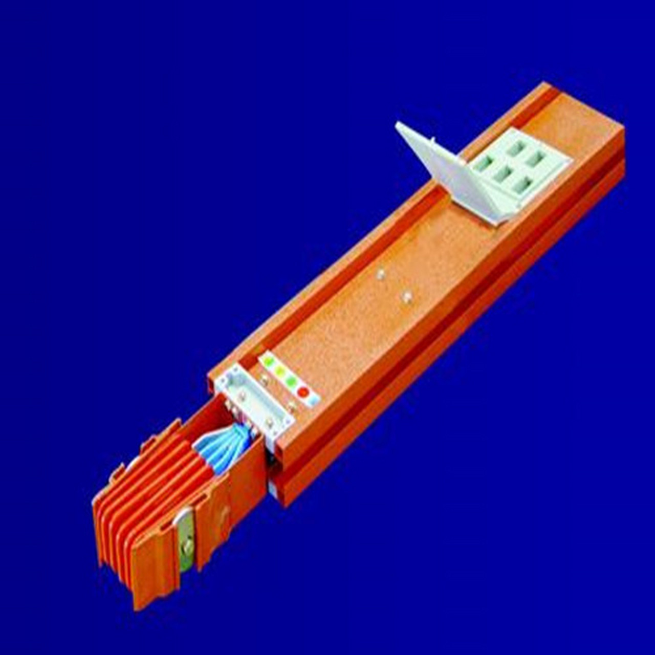 耐火型母线槽由涂有防火涂料的外壳,包缠耐火云母带的母线和由耐火