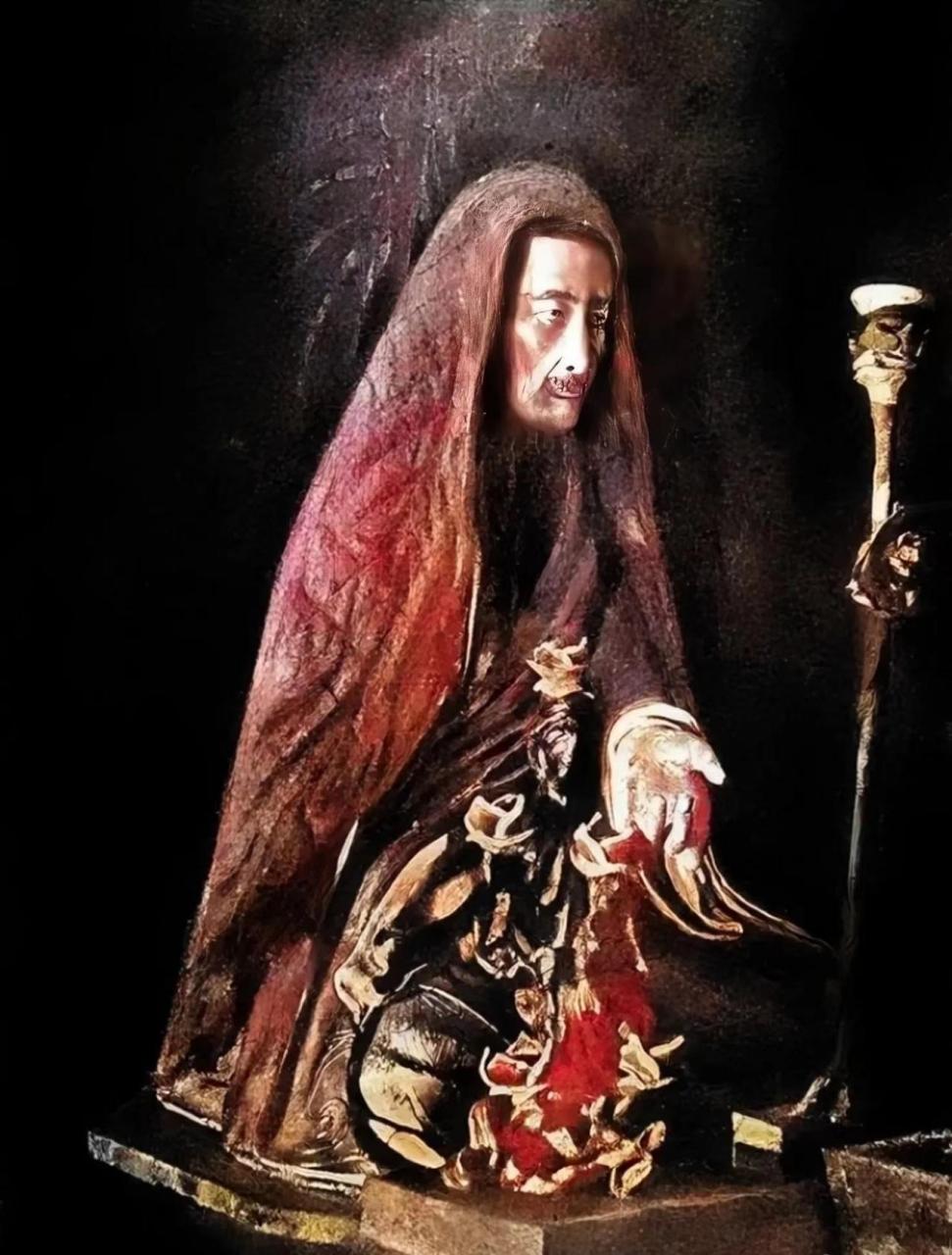 这是来自1908年峨眉山金顶寺一尊肉身菩萨的罕见照片,据考证,这尊肉身