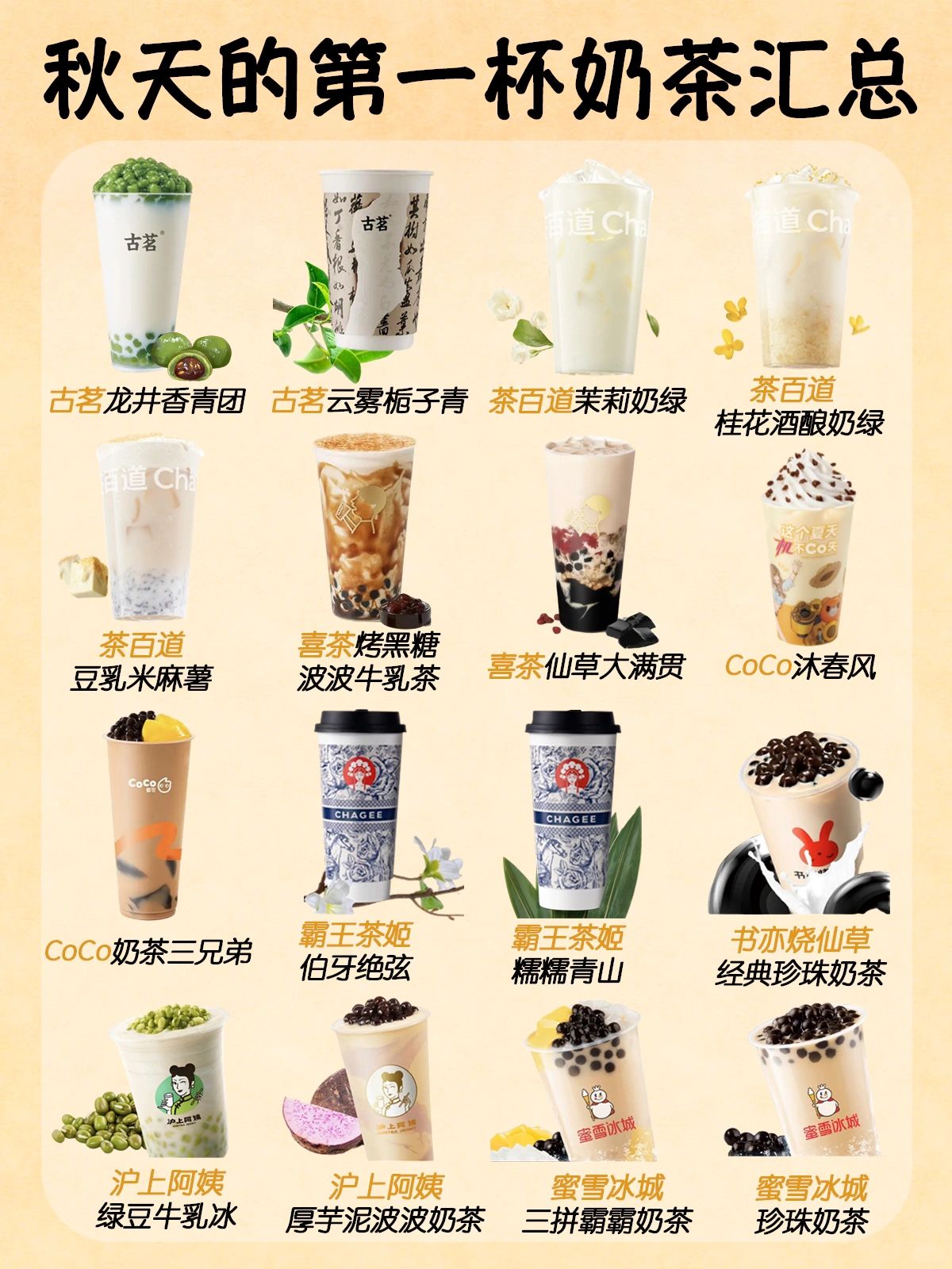 快来pick一杯! 请大数据给我推荐给爱奶茶的宝子!