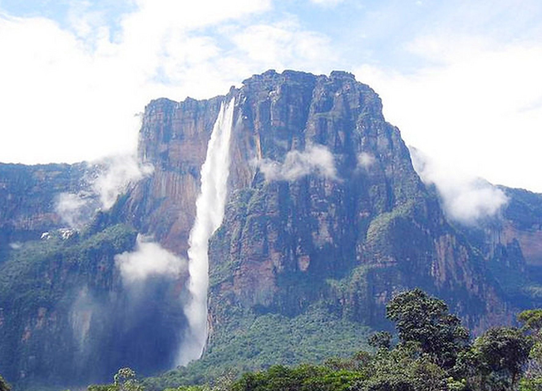委内瑞拉天使瀑布 angel falls - venezuela 天使瀑布又叫安赫尔瀑布