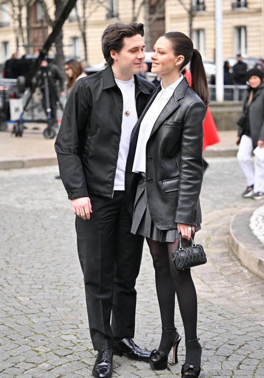 布鲁克林贝克汉姆(brooklynbeckham)和妻子妮可拉佩兹(nicolapeltz)
