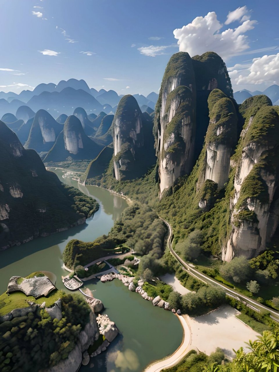 哈斯特地貌风景  哈斯特地貌,一个充满自然魅力和神秘色彩的地方,让人