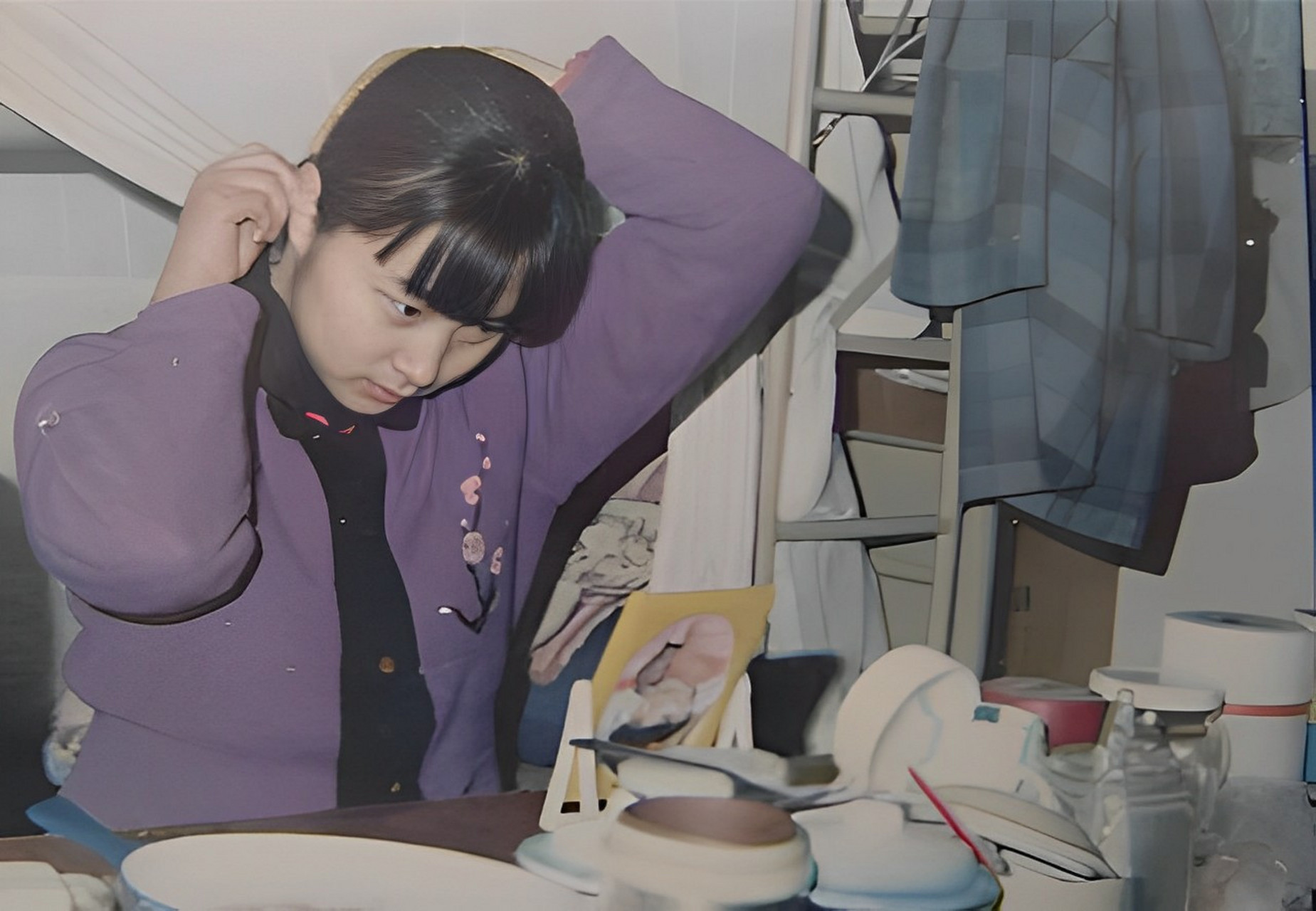80年代,一张成都女工在家的珍贵照片.