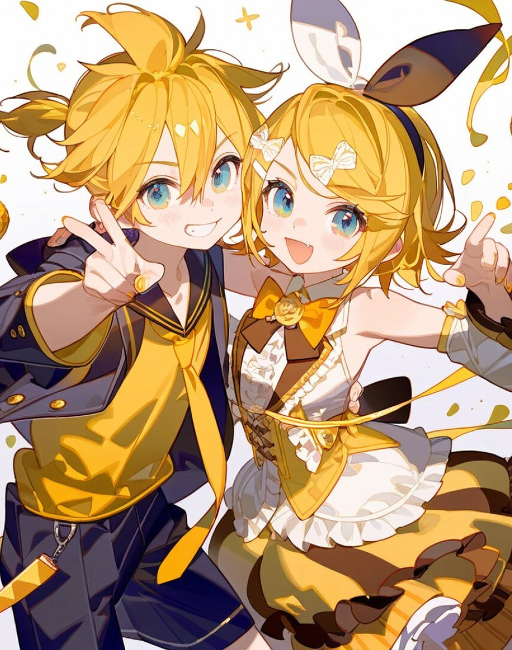 镜音双子来啦!  最近更新的频率过高拉