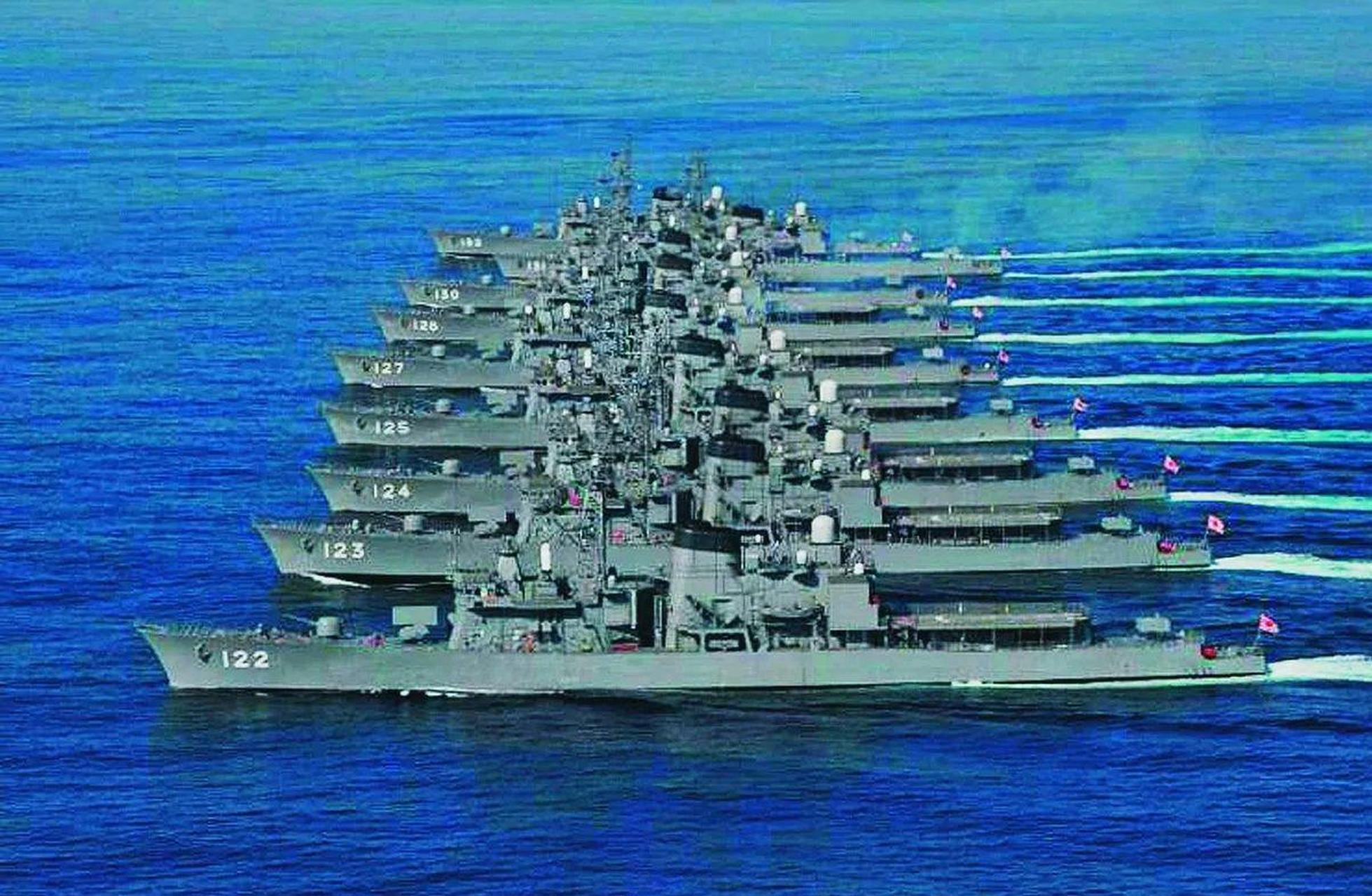 很多老军迷对日本八八舰队肯定印象深刻,当年日本经常摆出八八舰队一