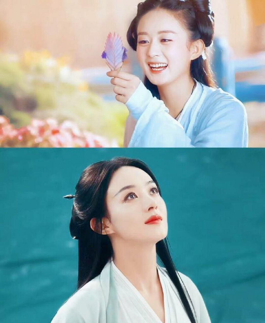 赵丽颖# 分享一组演员赵丽颖的古装造型  感觉现在的她与《花千骨》