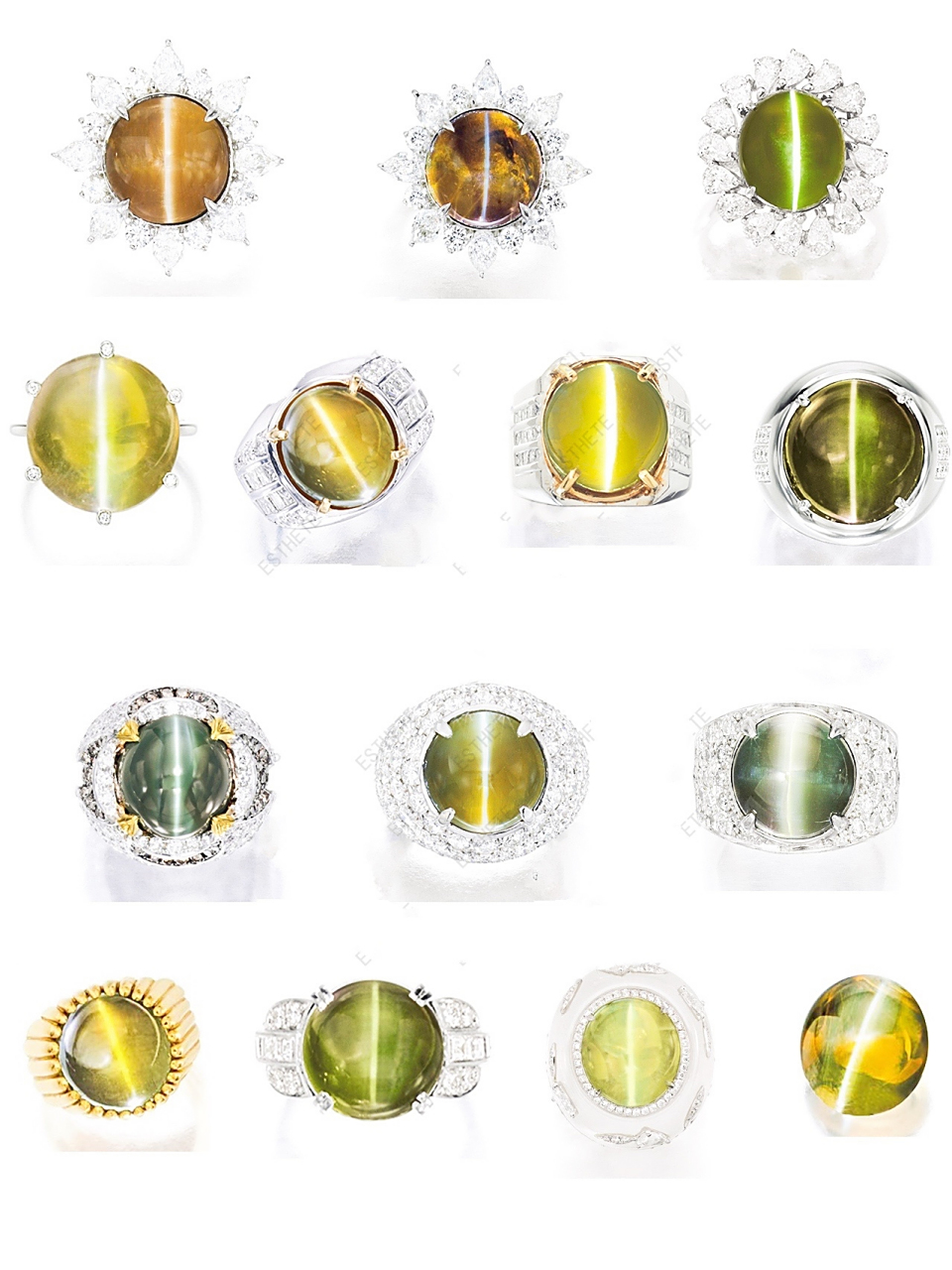 "今天我们来聊一下,四大贵重宝石中最不易被人科普的宝石,金绿猫眼