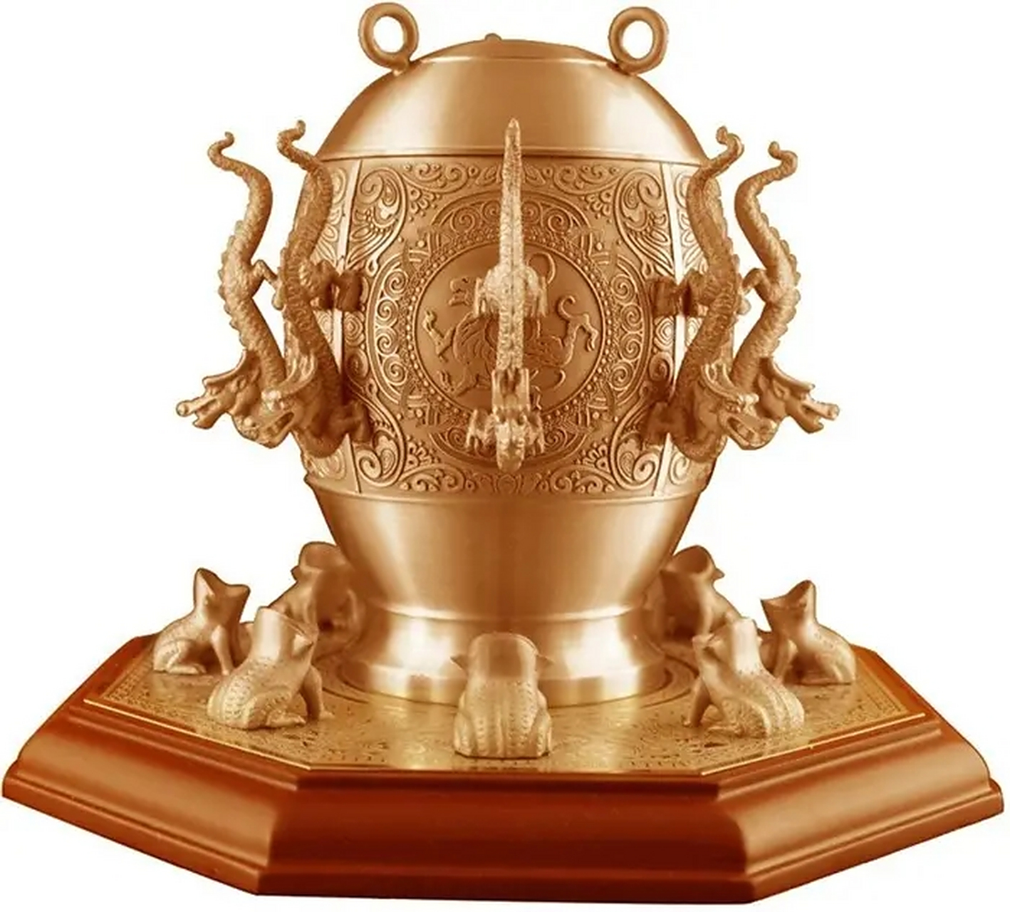 世界上最早的检测地震的仪器:张衡发明的"地动仪"