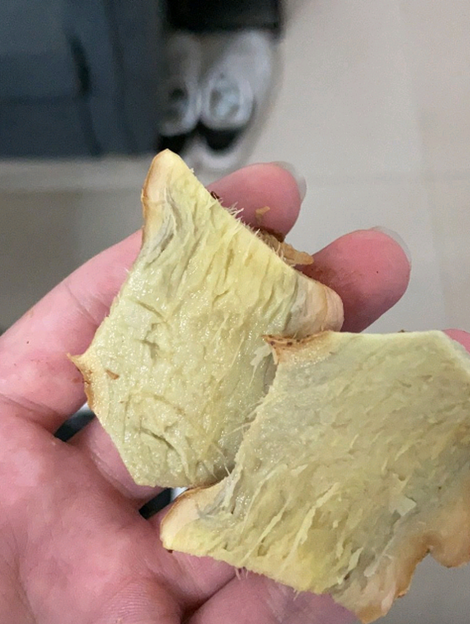 生姜里面变成了这样,是不是烂掉了?