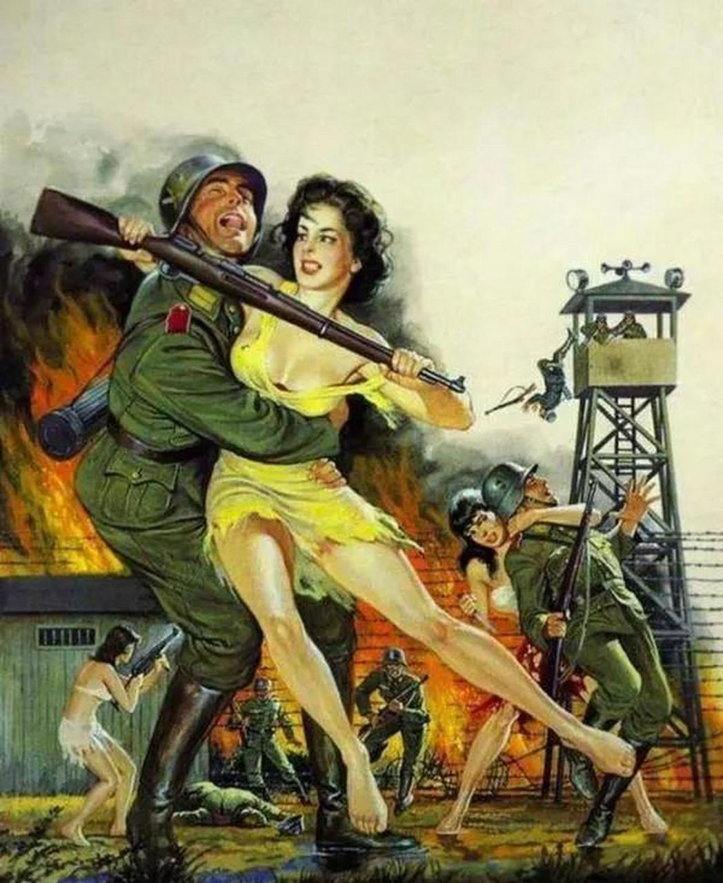 领动计划 二战时期美军征兵宣传画,女兵们英勇无敌!