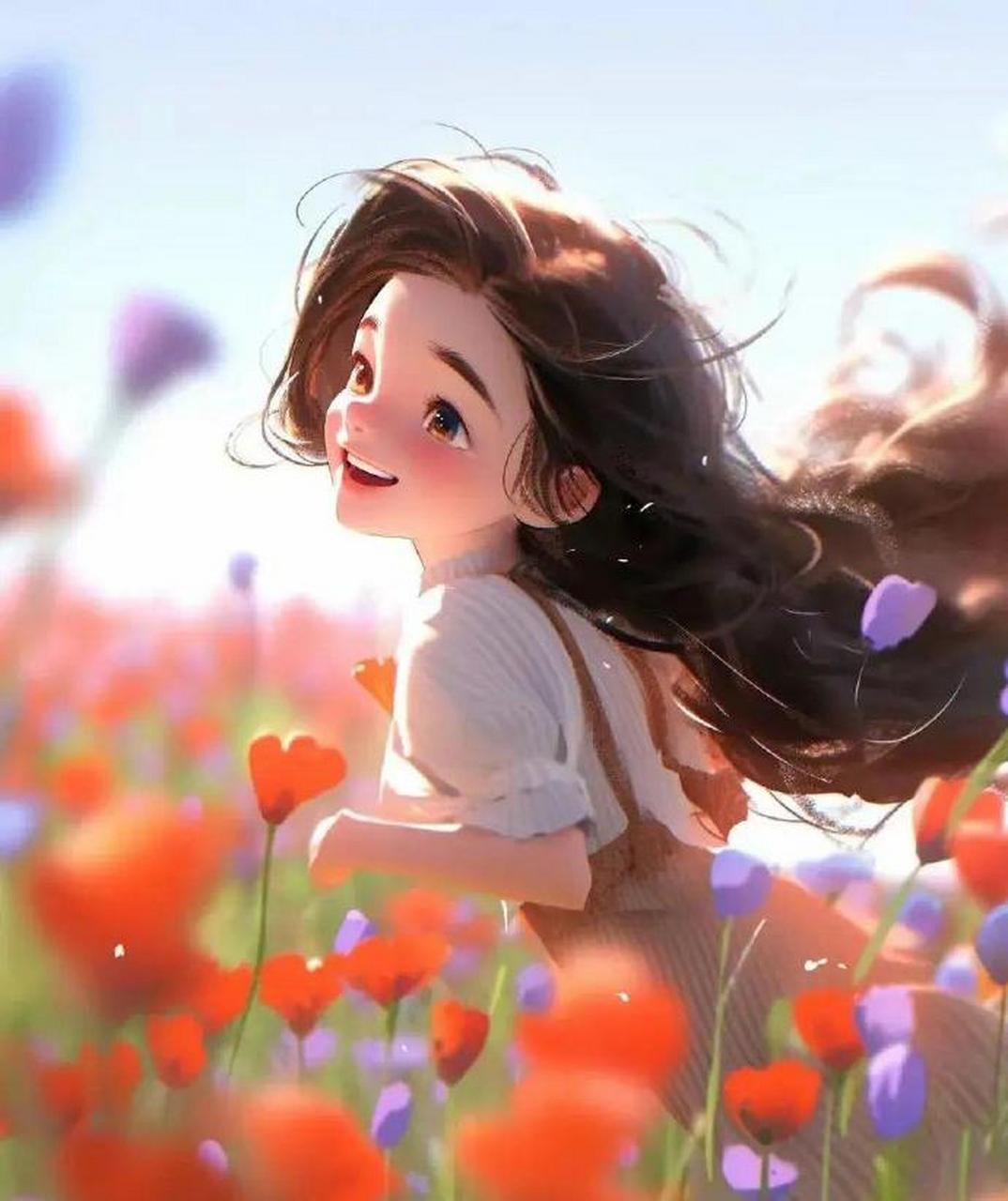 笑容治愈系女生头像