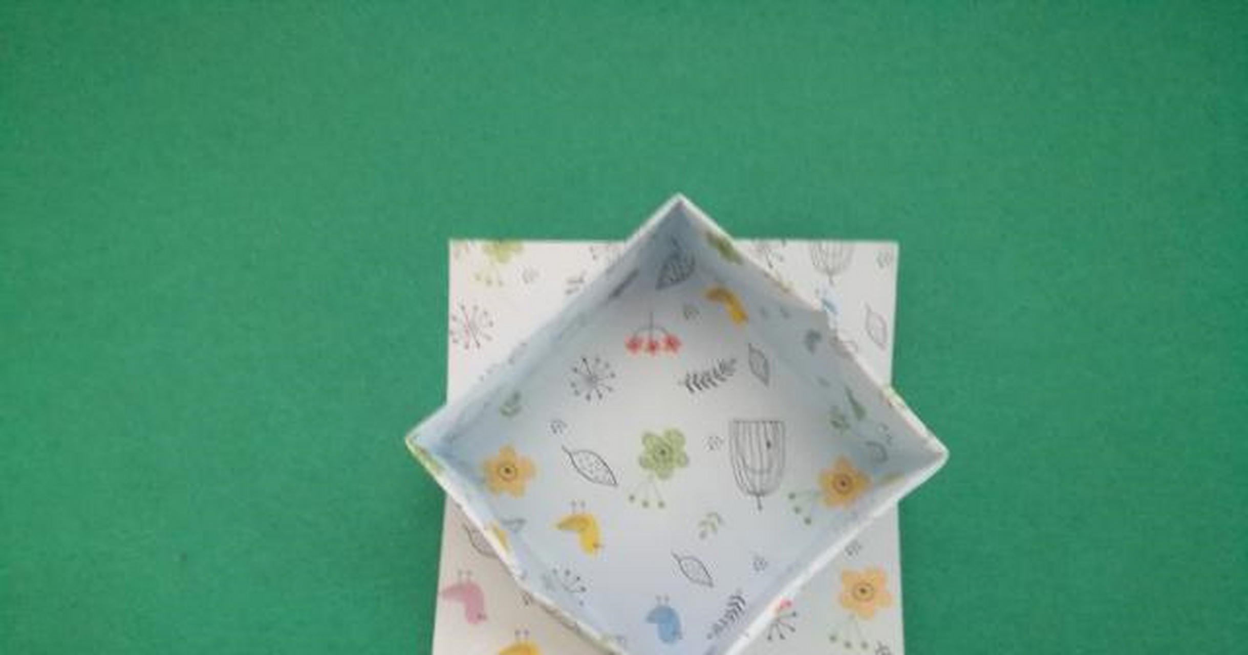 教你用折纸来diy一款简单的烟灰缸,简单又实用!