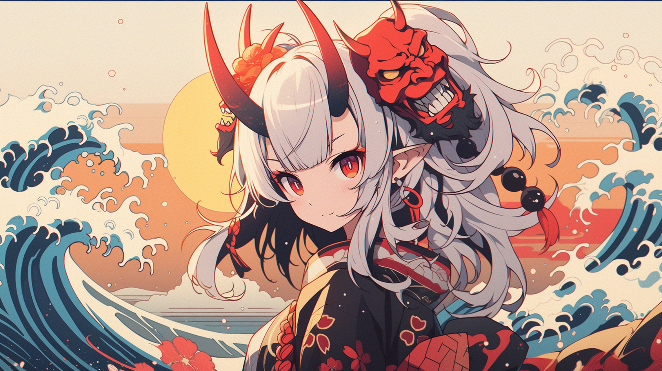 二次元# #二次元动漫# #萌妹子#  大魔王,嗷呜~~ #二次元老婆# #的栽