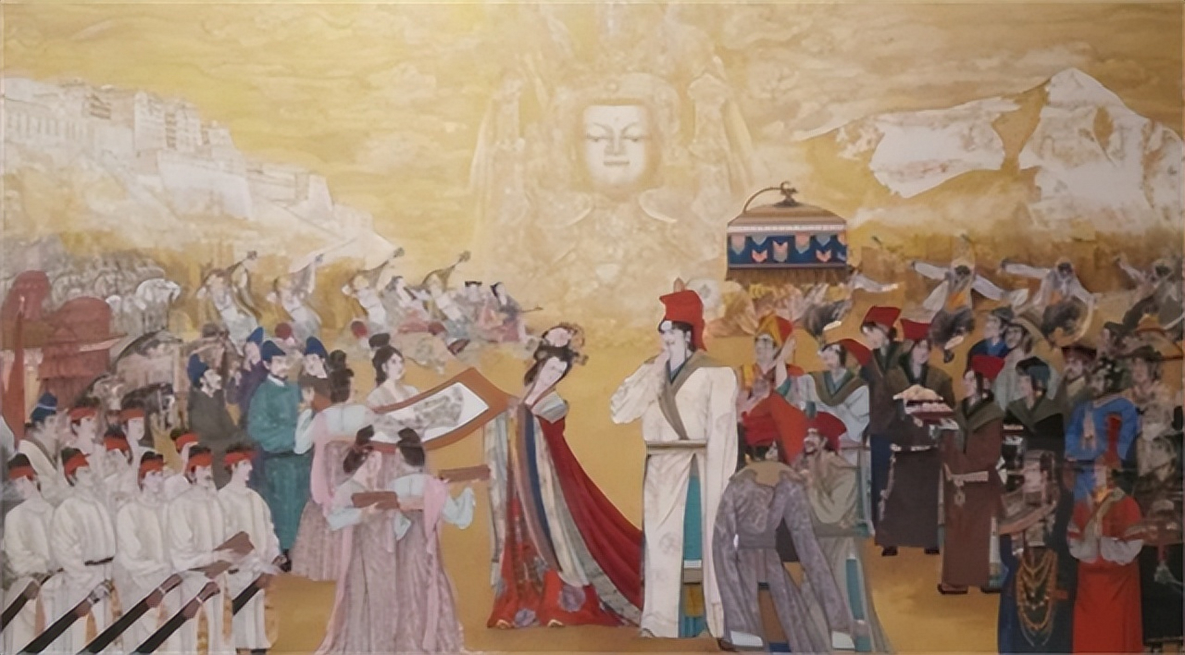 公元650年,松赞干布因病去世,届时的文成公主嫁进吐蕃9年,既不是地位