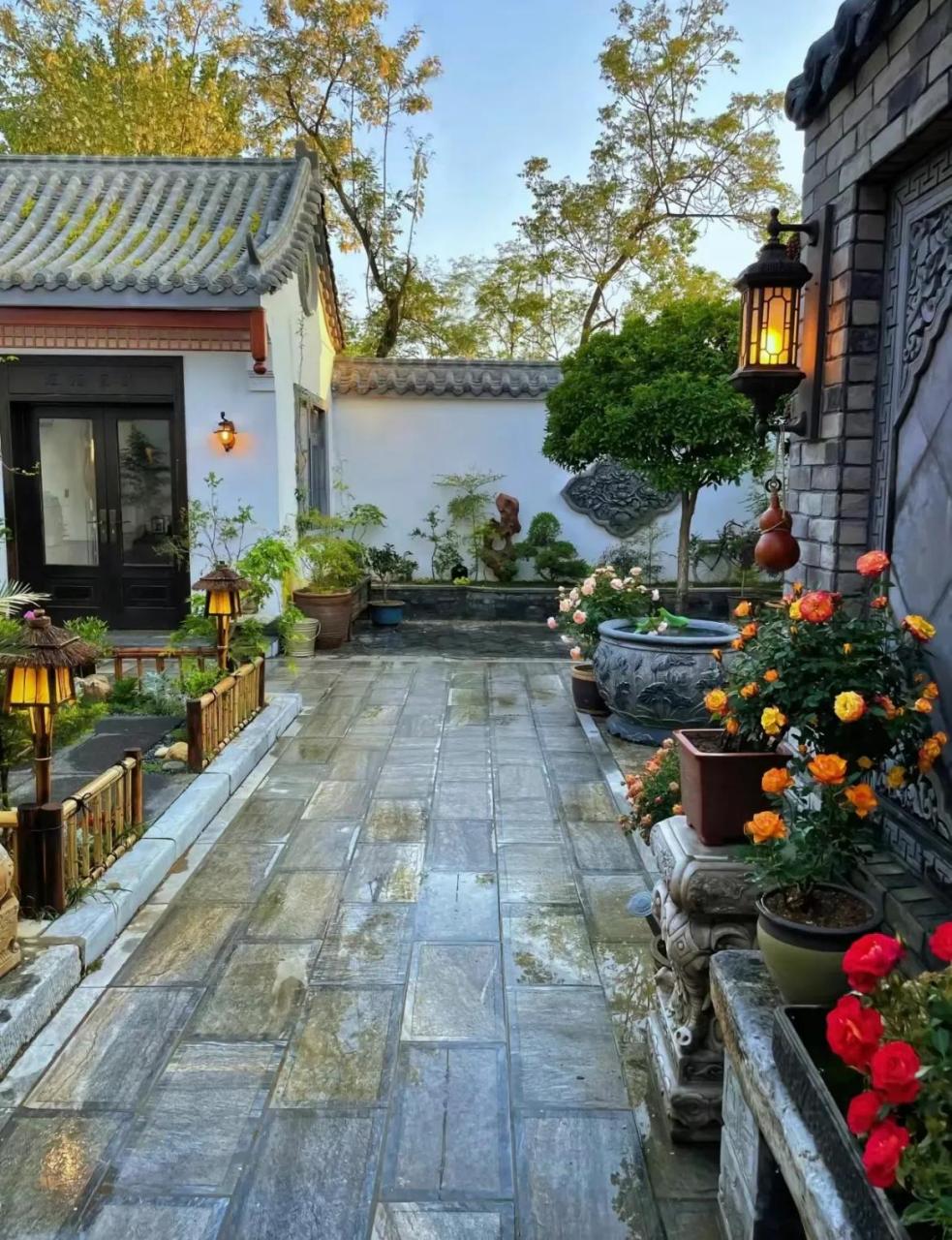 农村老家神仙生活,河南一男子晒出生活照,在乡下老家打造了古色古香的