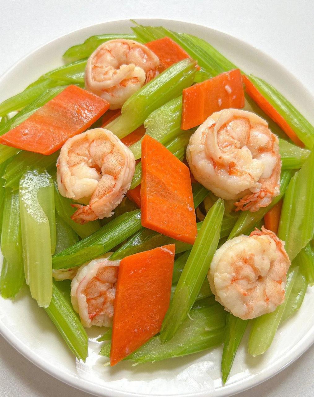 芹菜炒虾仁|100道减脂餐91|好吃不变胖?