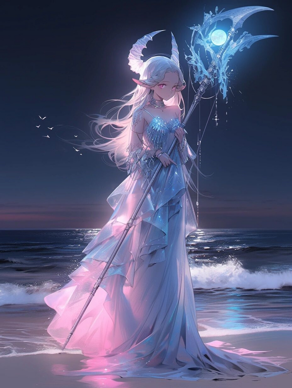 璀璨星空下的摩羯座唯美的壁纸诠释神秘魅力  摩羯座:他们是那种会在