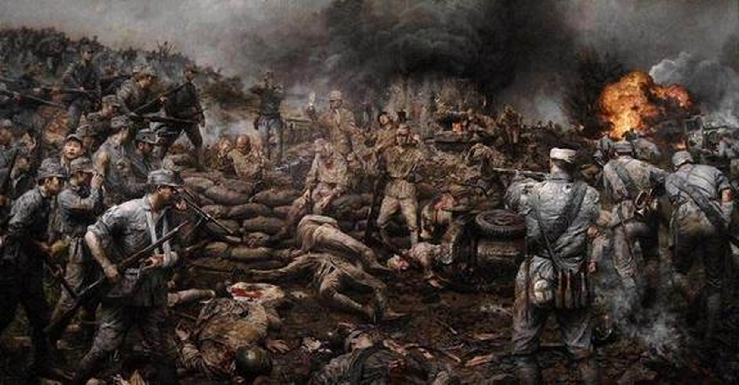 1938年5月25日,2400多名日军围攻河南沁阳,团长阎普润左胳膊中弹,仍在