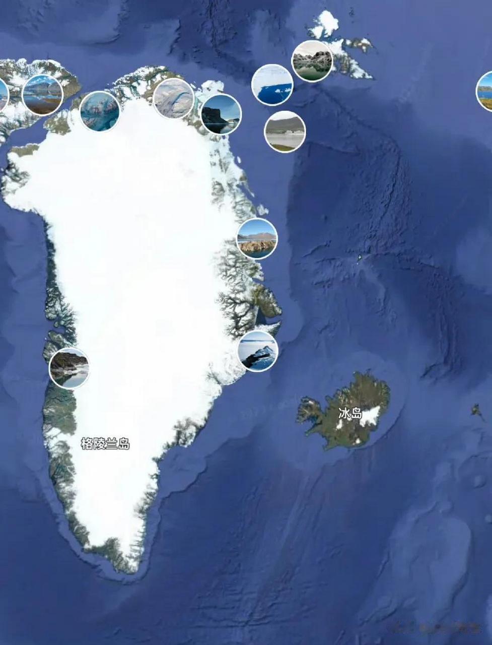格陵兰岛人口分布图片
