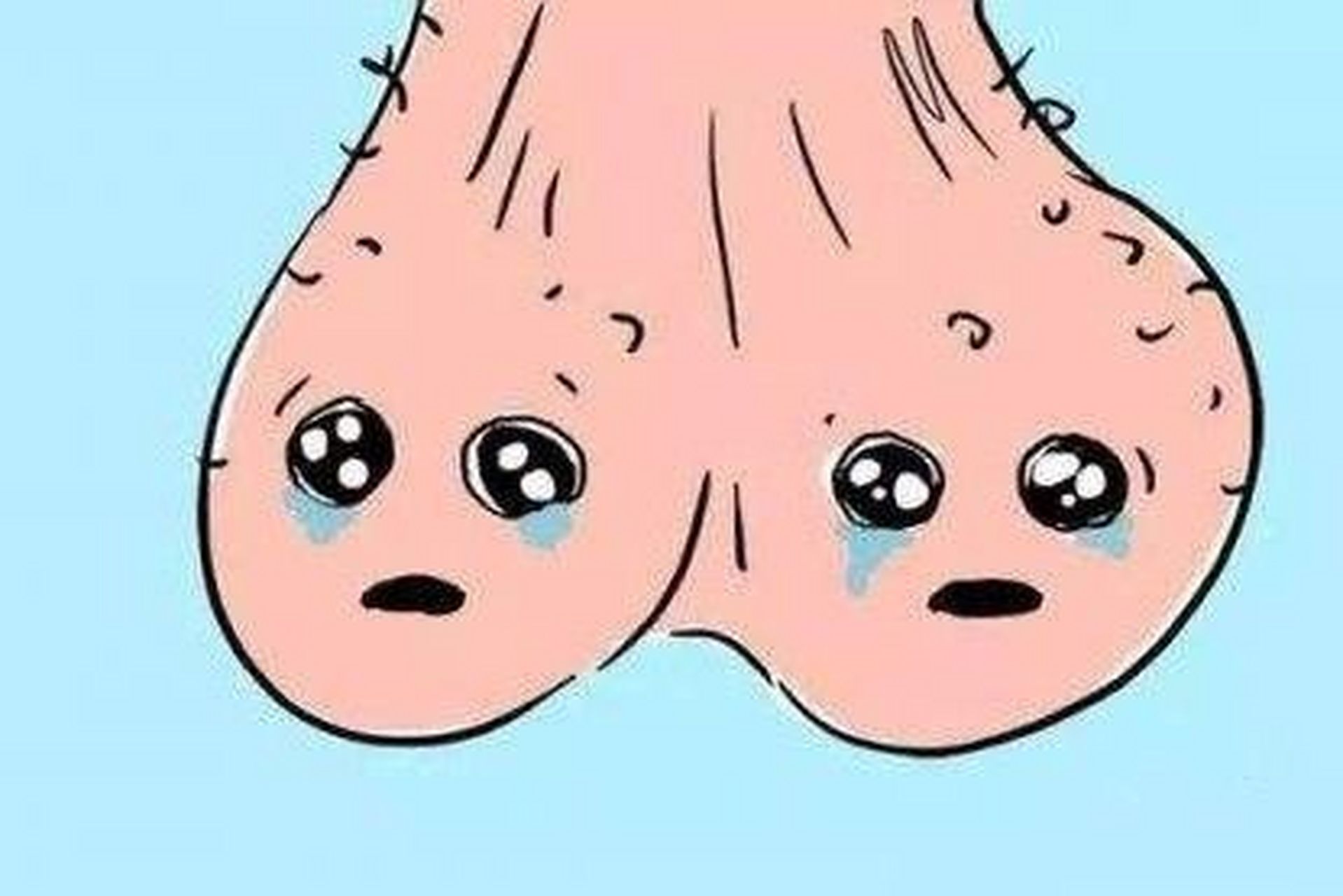 【蛋蛋上长痘痘,小疙瘩是什么情况?