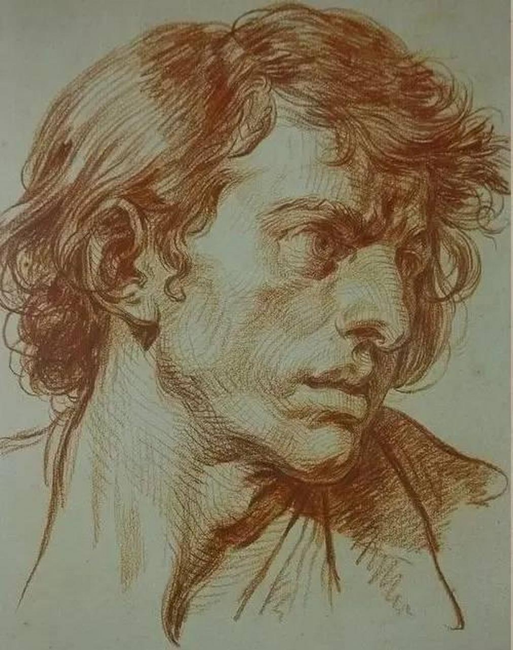 法国肖像画大师,格勒兹素描作品欣赏