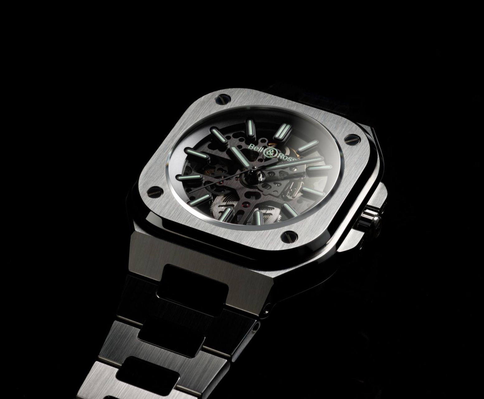 柏莱士br05系列镂空夜光腕表 柏莱士新出的br05系列镂空夜光腕表,都市