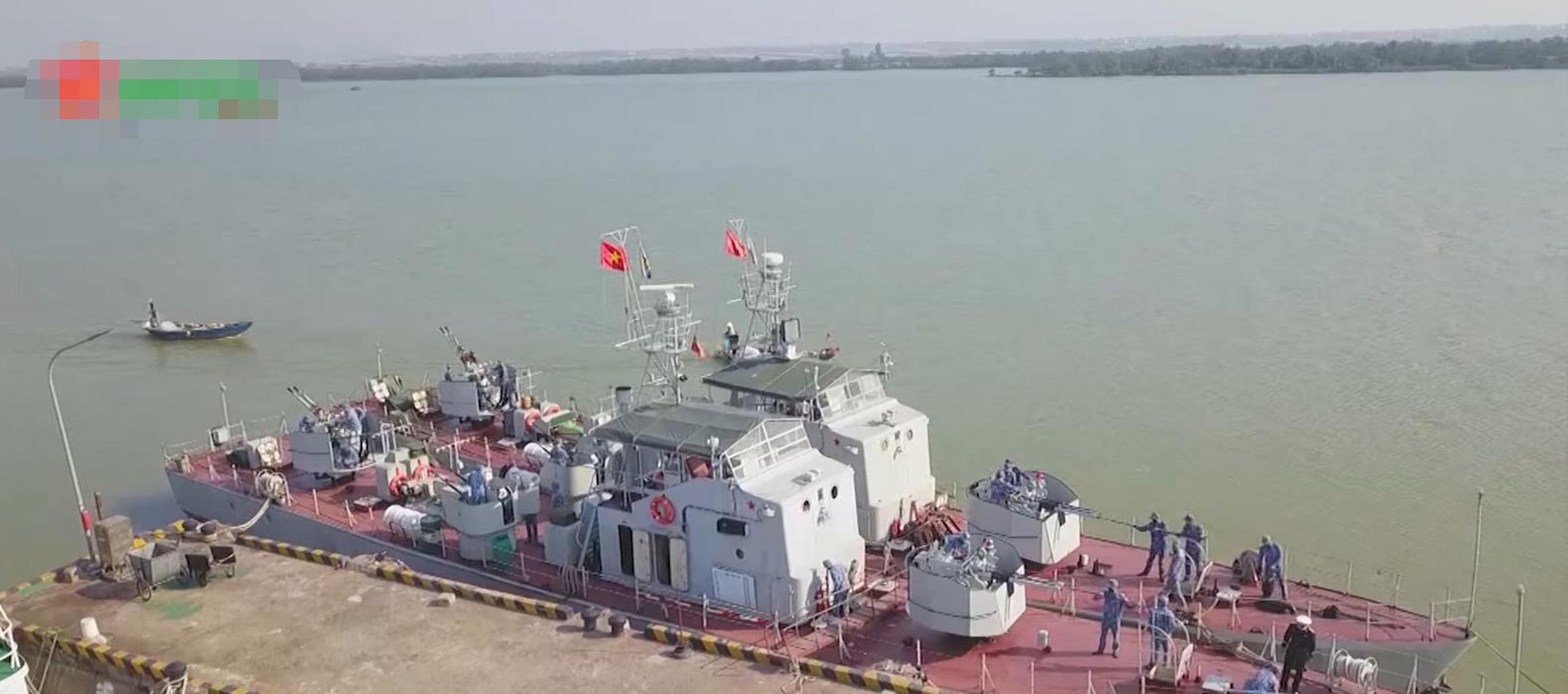 越南海军目前还在装备了当年中国援助越南的62护卫艇.