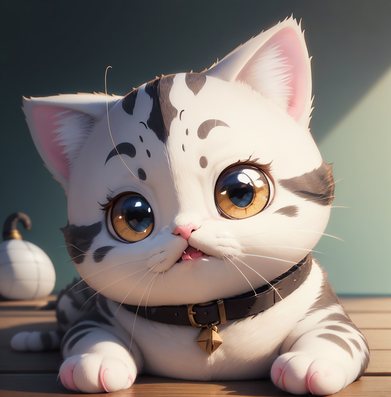 每日一图~#ai绘画# #头像# #萌物# #猫咪