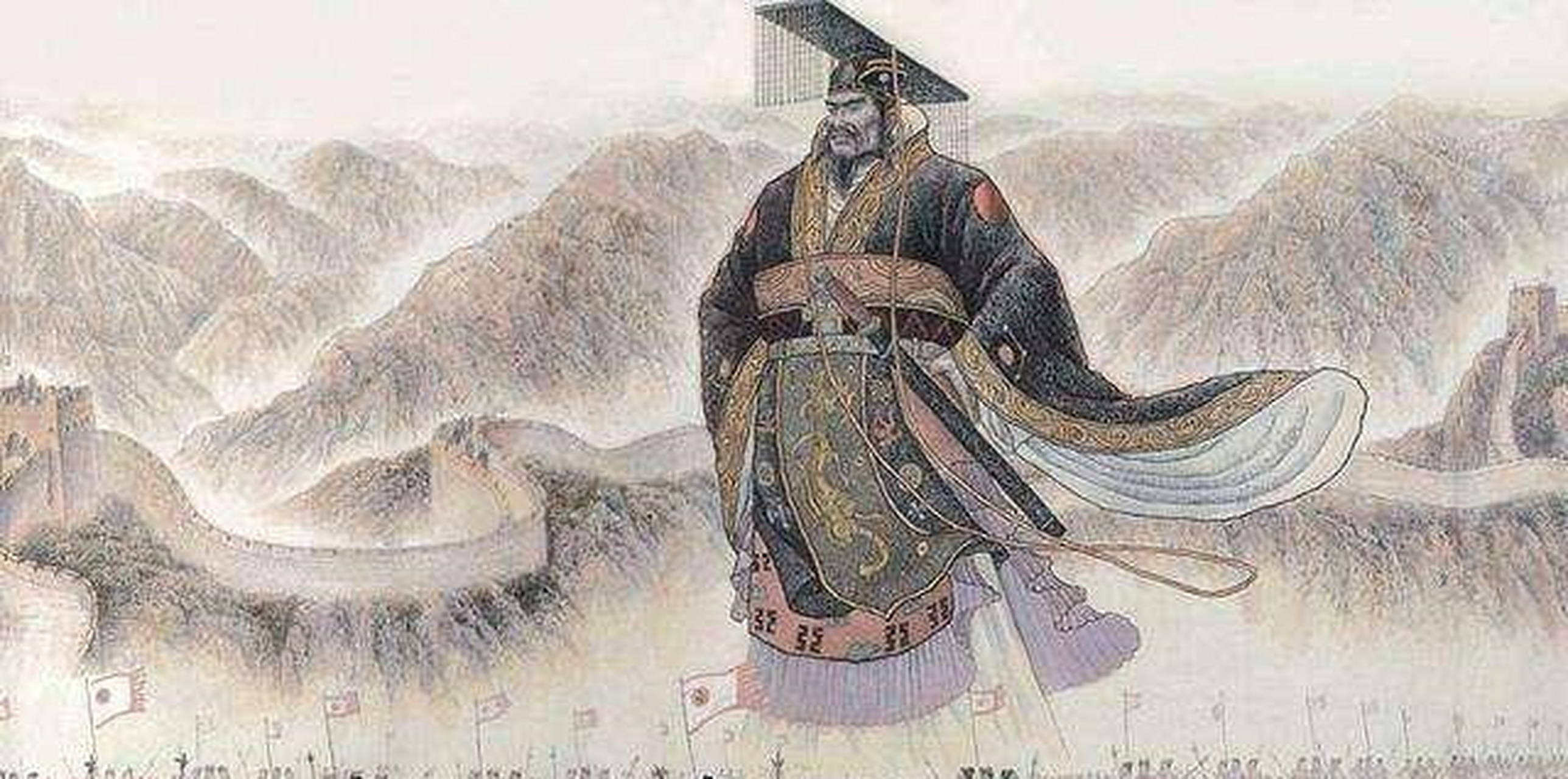 这天始皇帝正在惆怅的时候.