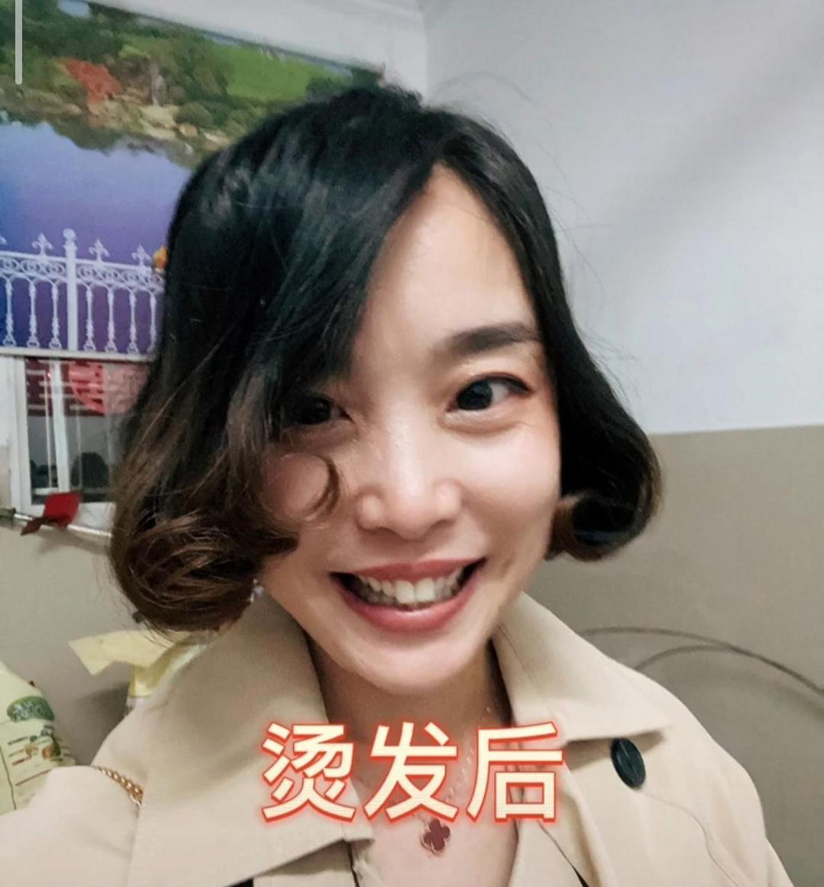 烫发前:姑娘你嫁人没有! 烫发后:你姑娘嫁人没有!