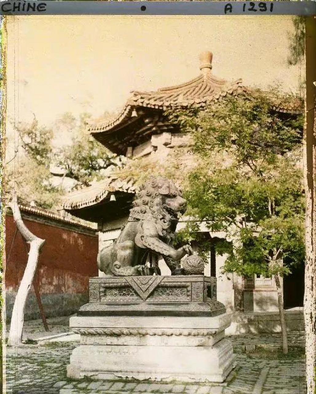 领动计划# 老照片:1913年,北京雍和宫.