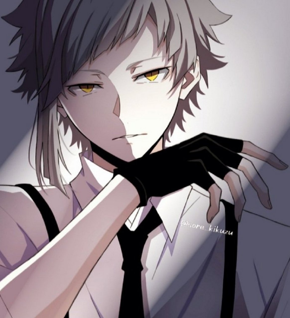 文豪野犬# 文豪野犬双黑组合, 超a的敦芥[打call] (sore_kikuzu)