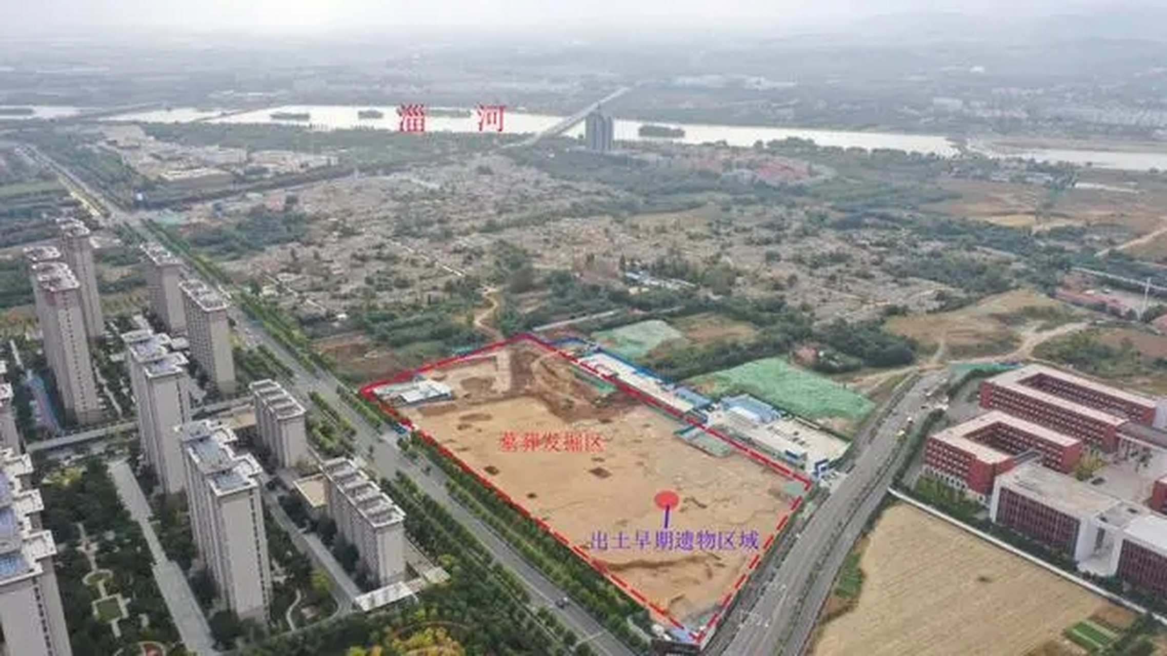 赵家徐姚遗址位于山东省淄博市临淄区晏婴路以南,庄岳路以东.