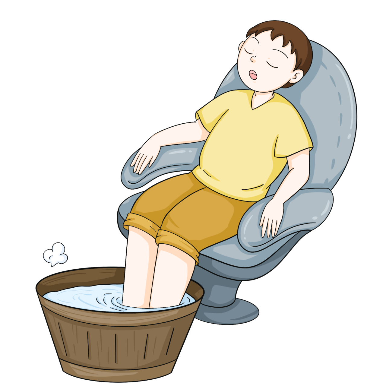 十指梳头,改善血液循环; 3.