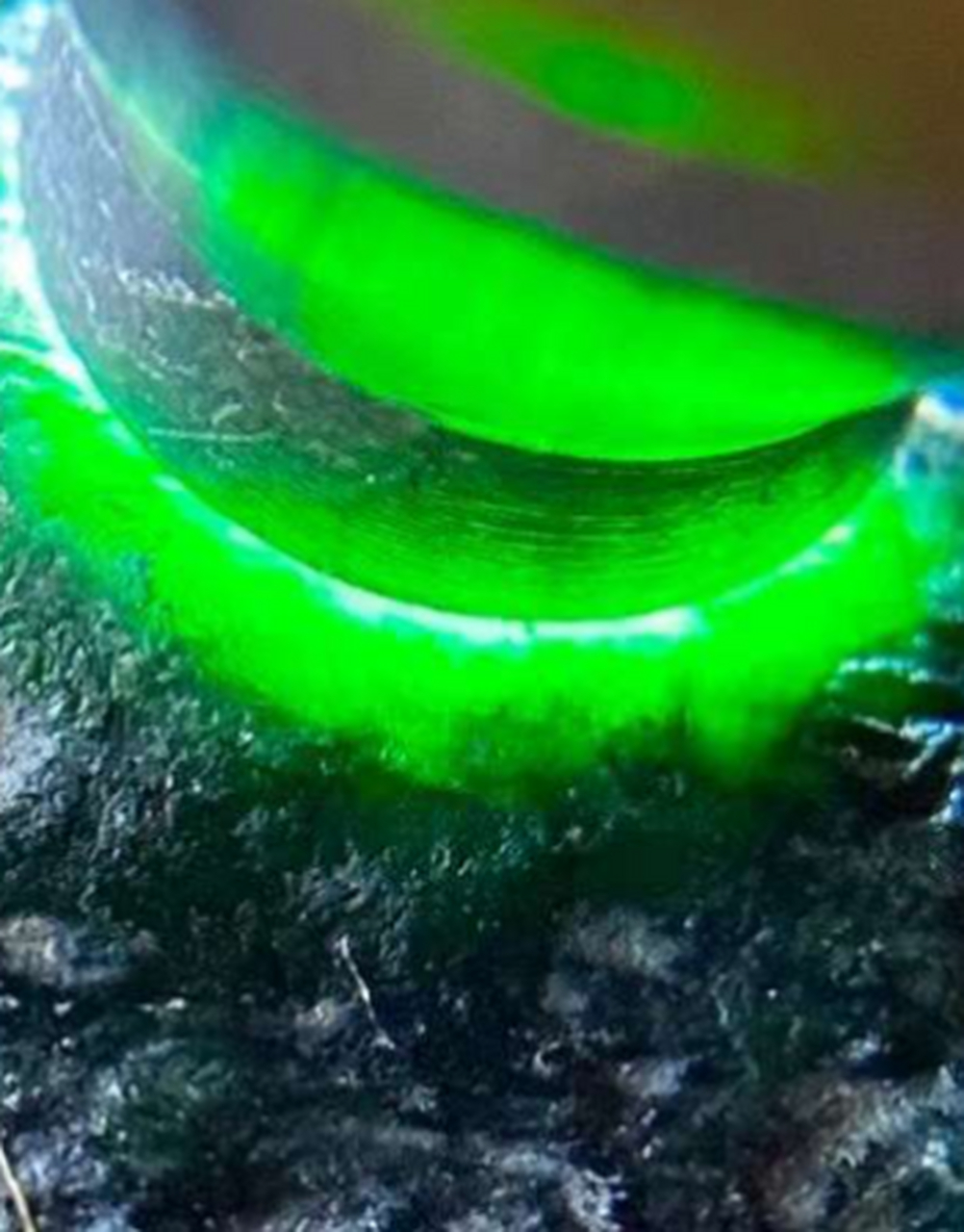 点击头像看直播##翡翠原石#老坑南齐蜡皮手镯色料,收藏级别,场口正 