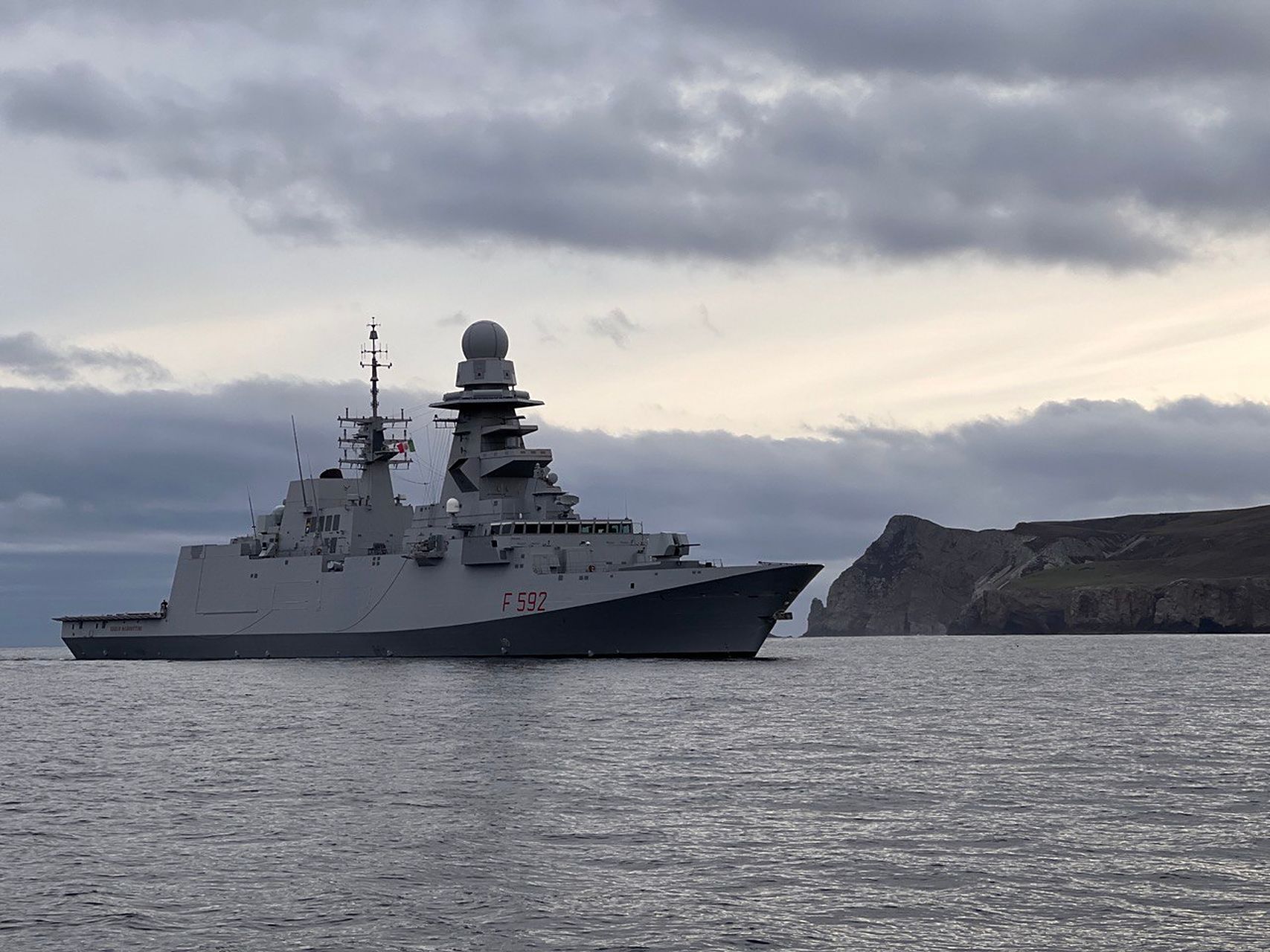 意大利海军carlo bergamini级fremm护卫舰its carlo margottini (f592