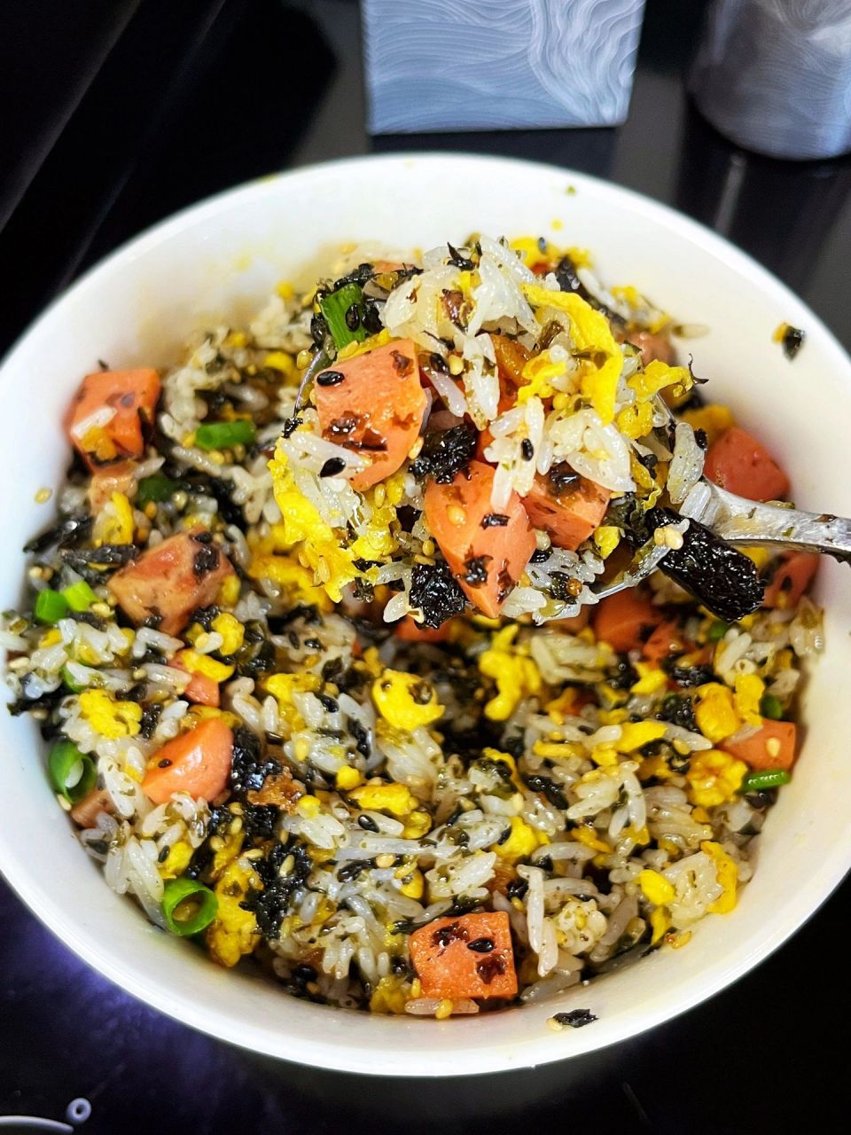 烤肉店同款海苔炒饭,简单快手,太好吃了!