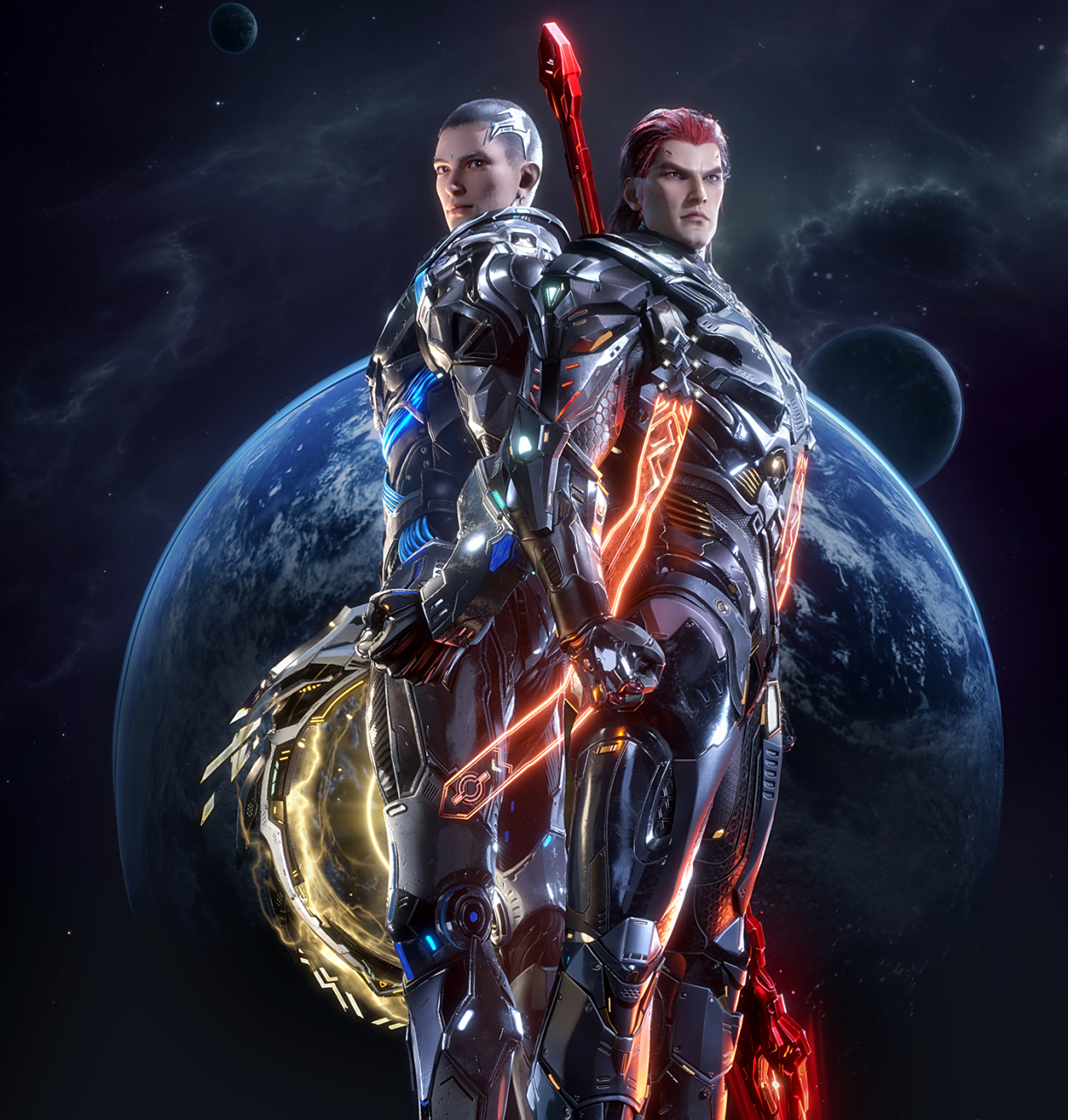 吞噬星空动画# 洪和雷神,如同天上的繁星,照亮彼此!