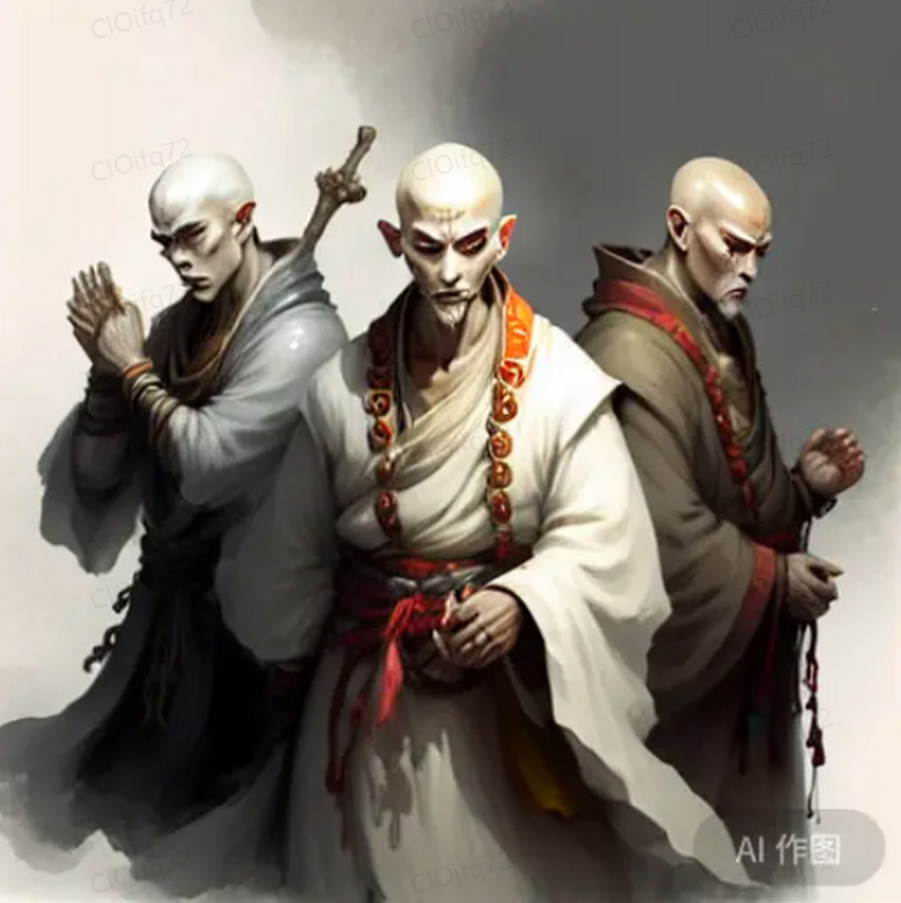 ai绘画:唐僧三打白骨精