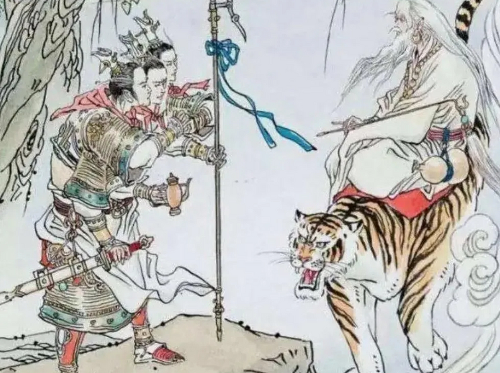 《封神演义》里三头八臂的哪吒和三头六臂的殷郊,谁更强?