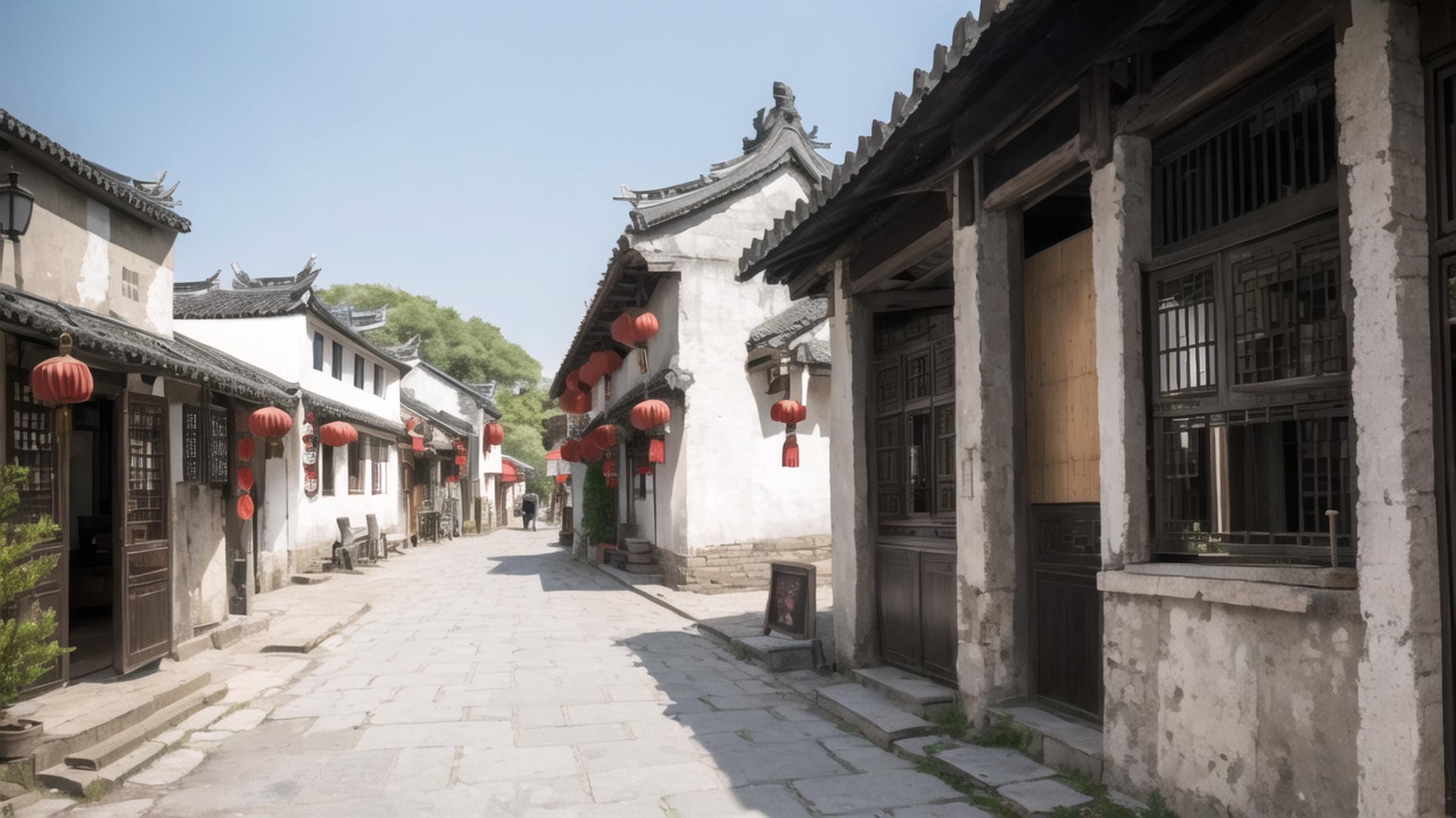 安徽黟县的特色古村落图片