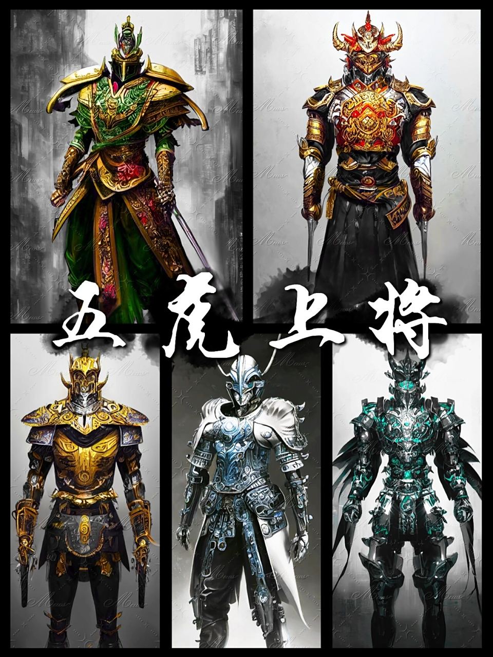 7015三国|五虎上将——骑士机甲系列	 "◆五虎上将×骑士机甲系列