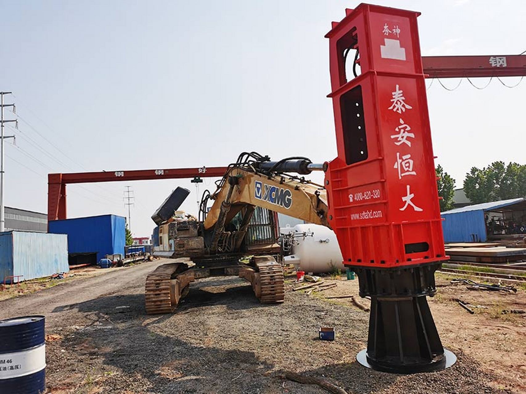 高速液壓夯實機,液壓打夯機,液壓衝擊夯,裝載機強夯機用於橋臺背,半填