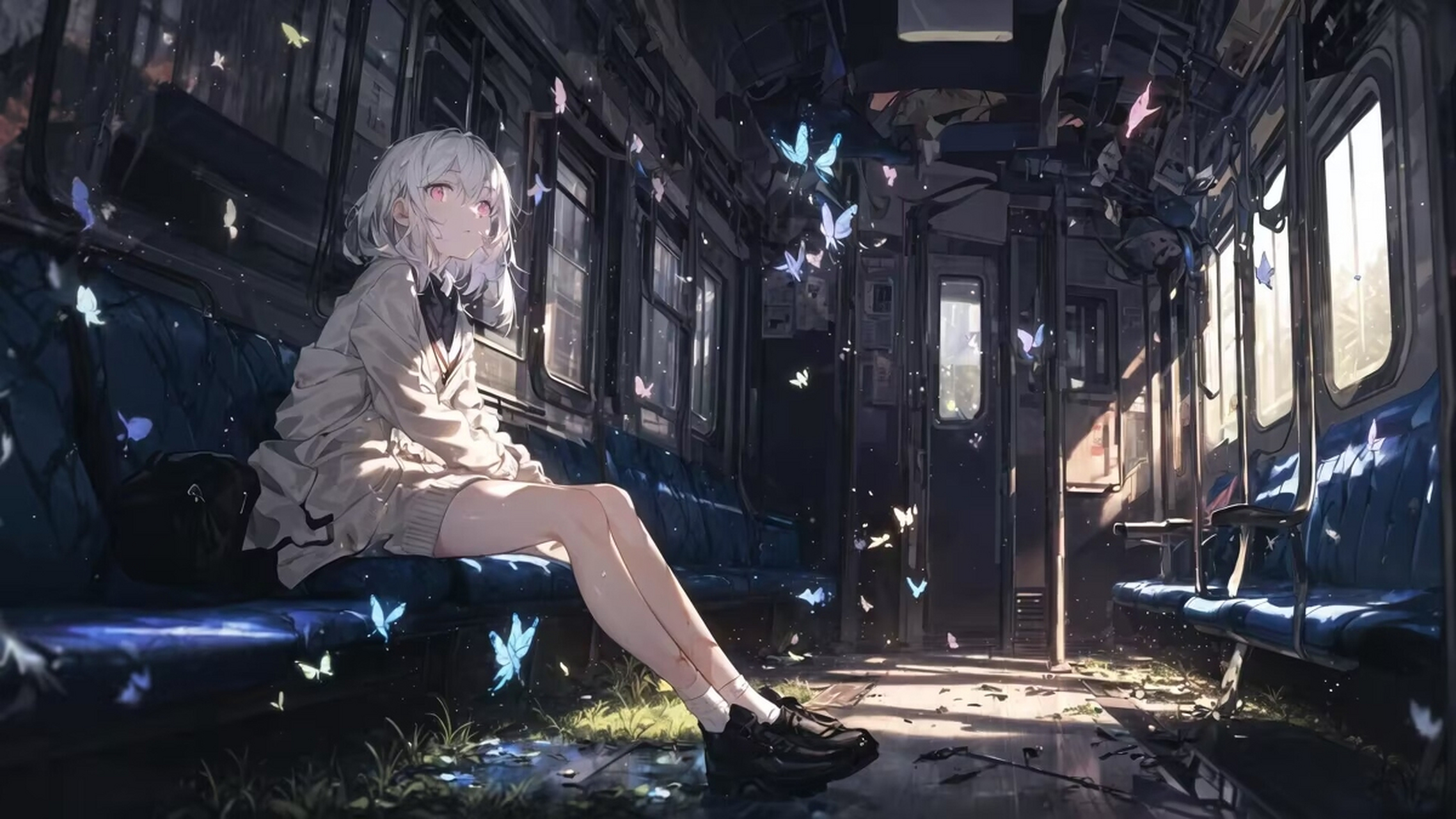 废旧列车  #二次元美图