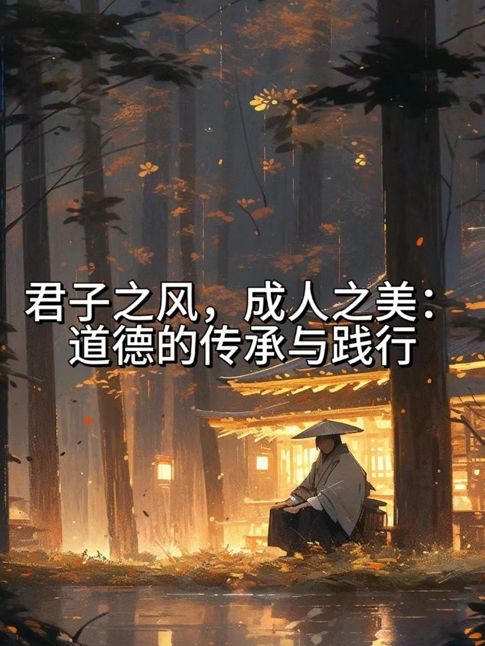 君子之风,成人之美:道德的传承与践行 君子应有成人之美德,助力他人亦