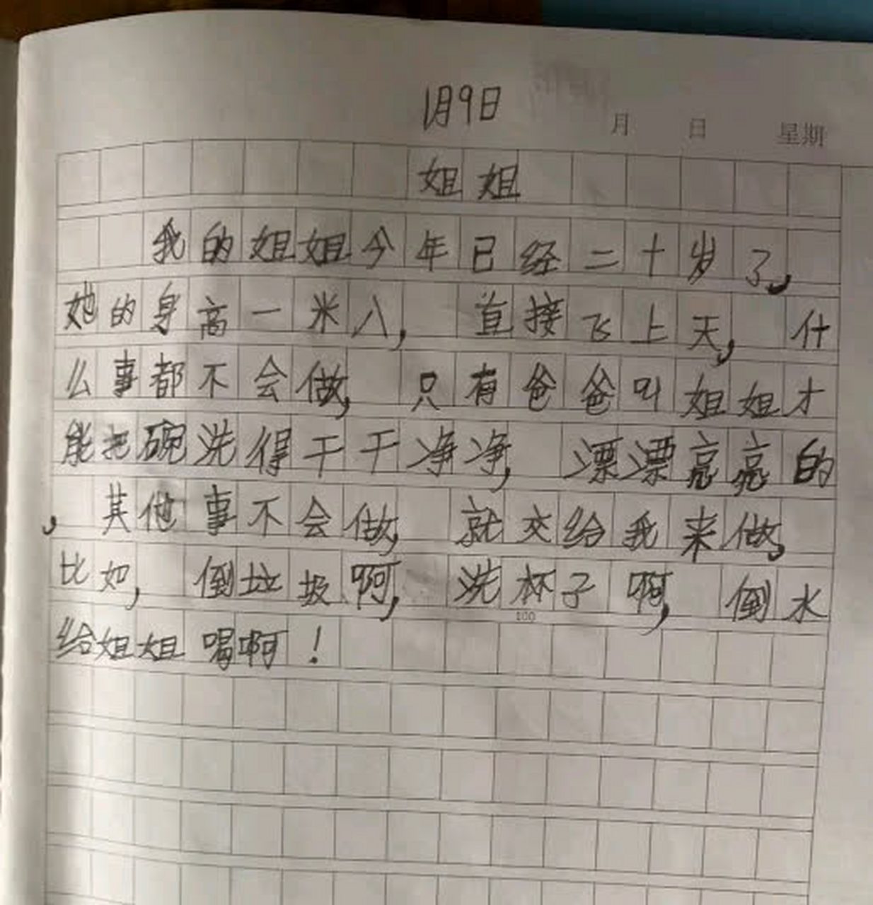 讀姐姐的日記讓我很生氣[三哈]