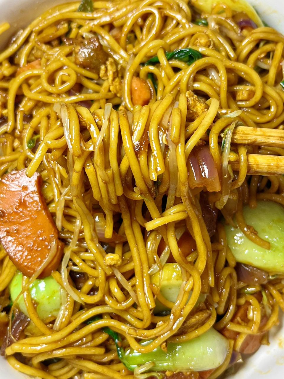 男朋友做的炒面和路边摊一个味 男朋友做的这个街边炒面真的嘎嘎香